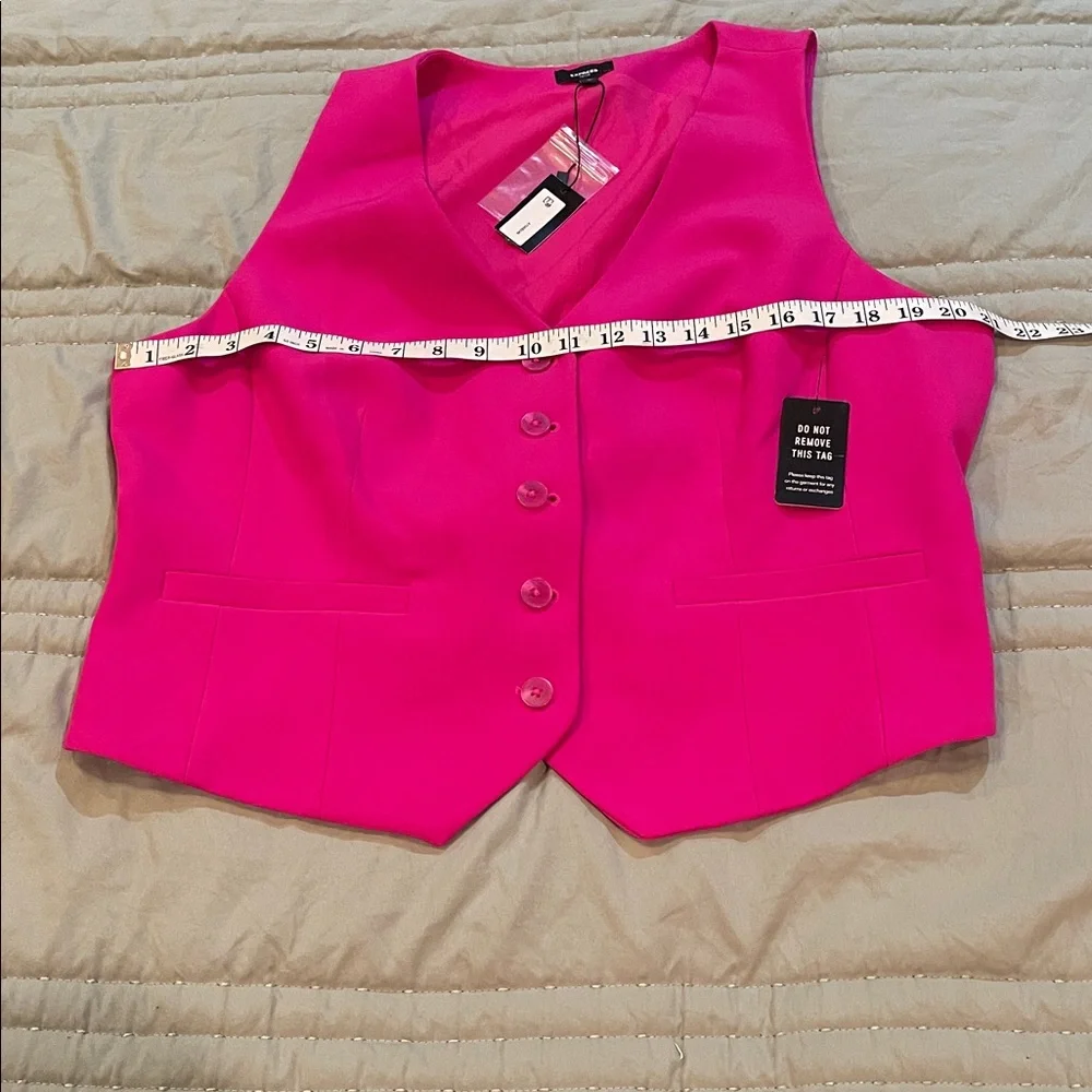 Express, hot pink vest, X-Large - Picture 5 of 5